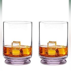 Kate Spade Charles Lane LENOX Blush set of 2 whiskey glasses